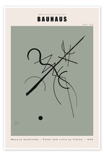 Poster bauhaus punkt und - poster,