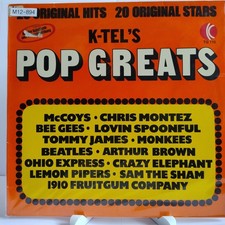 Various – K-Tel's Pop Greats, 12" Vinyl (G-/G), K-Tel, M12-894