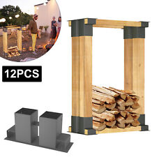 12er Holzstapelhalter