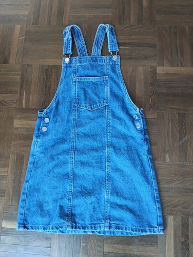 Zara jeans latzkleid - latzkleid, größe