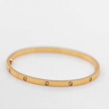 Armreif Cartier Love 750/18K Gelbgold Diamanten ca. 0.3ct F/VVS2 Fullset 2016