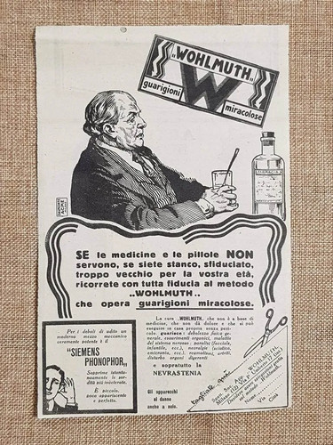 1926 wohlmuth care miraculous - wohlmuth,