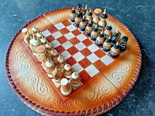 Vintage komplettes schachspiel - vintage,