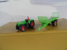 Traktor Schlepper mit Anhänger 1:160 von Wiking Spur N 885