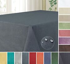 TISCHDECKE TISCHWÄSCHE ECKIG GARTEN WASSERABWEISEND LOTUS ABWASCHBAR FLECKSCHUTZ