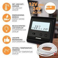 12v 24v thermostat - 12v,