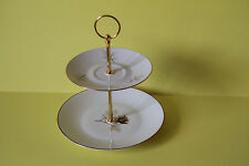 zauberhafte zweistöckige Etagere Teller Rosenthal Form 2000 Schattenrose