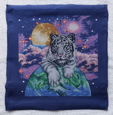 Fertig Kreuzstich Tiger des Himmels NICHT gerahmtes Design funktioniert