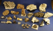 Mineralien-Sammlung – Turmalin,Bleiglanz,Opal,Markasit,Baryt