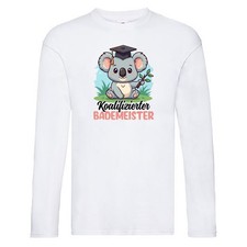 Koalifizierter Bademeister | Rettungsschwimmer Long Sleeve Weiß