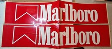 2 Stück Marlboro Aufkleber