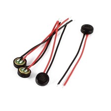 4Stk Elektret Mikrofonkapsel Mikrofon Microphon MIC Drahtanschluss L2,6mm 4x2mm