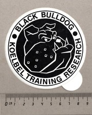 Aufkleber/Sticker KOELBEL Training Research Black Bulldog