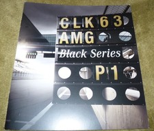 Mercedes CLK 63 AMG Black Series Prospekt, 2007 - Rarität