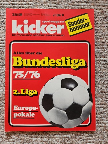 Kicker sonderheft bundesliga - kicker,