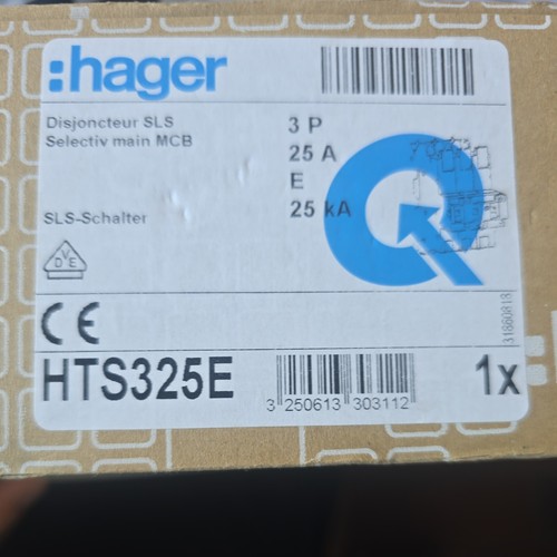 Hager hts325e sls - hager,