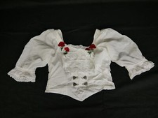 Trachtenmieder mit Schnürung Spitze Stretch und gestickte Blumen Mieder Gr.38