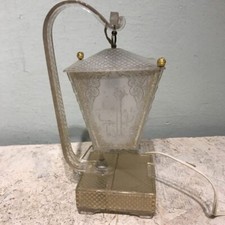 Tischlampe kleine Laterne Kunststoff 30er 40er 50er Jahre vintage antik alt