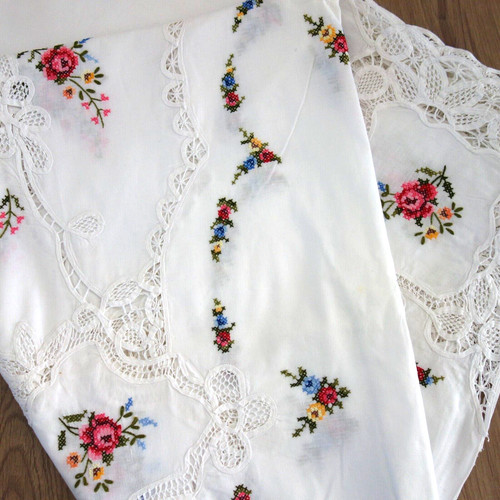 Antike vintage tischdecke - antike,