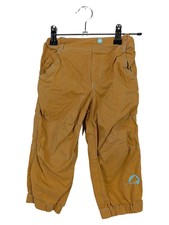 Finkid Outdoorhose Kinder Braun Gr. 90/100 L32 Baumwolle Polyamid Praktisch Uni
