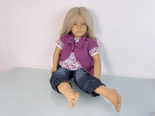 Künstlerpuppe Annette Himstedt Puppe Malin 80 cm. Top Zustand 