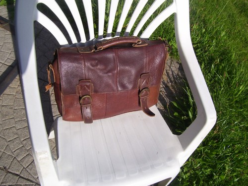 Ledertasche vintage shabby - vintage,