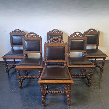 6 antike Gründerzeit Stühle