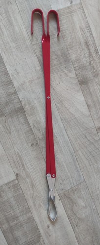 Aluminium feuerzange rot - feuerzange,,