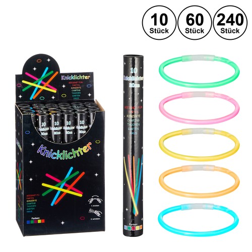 24x knicklichter 10er set - knicklichter,