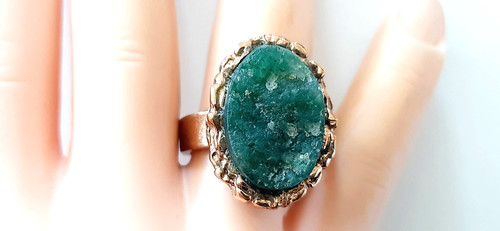 Vintage ring aventurin - ring,