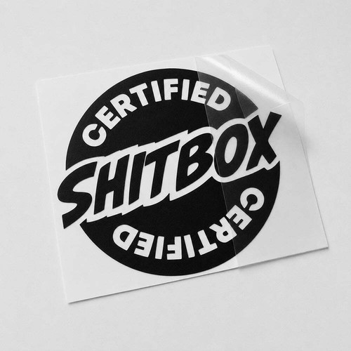 Shitbox autoaufkleber - shitbox,
