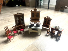 Omas Puppenstube Kaufladen mit viel Zubehör Möbel Konvolut