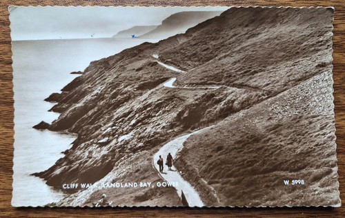 1962 cliff walk - cliff, langland