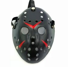 Jason Maske Halloween Kostüm Party Hockey Freitag der 13 schwarz