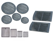 35 MIX Rechteckig Rundrost