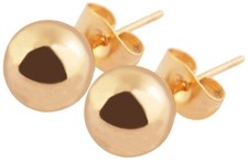 Ohrringe, 8mm Kugelohrstecker