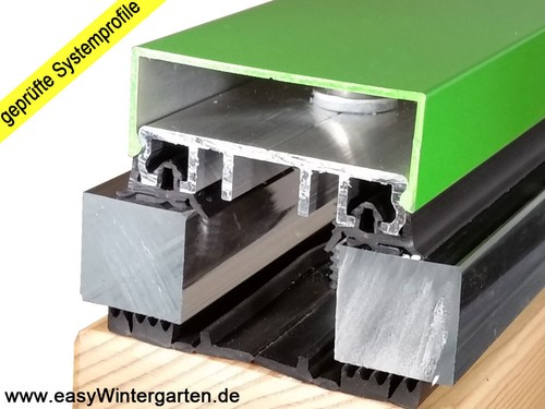 Verlegeprofile für glas mit - glas,