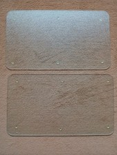 Ceranfeld-Abdeckplatten aus Glas, 2er-Set