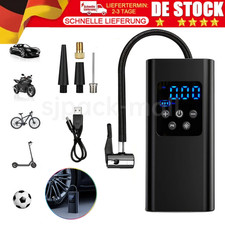 150PSI LCD Elektrische Akku Luftpumpe Auto Fahrrad Reifen Druckluft Kompressor
