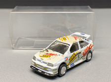 Ford Escort RS Cosworth Ghia racing car #5 Einzelstück white Praline H0 1:87