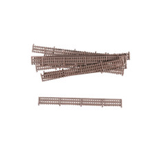 Spur N Senkrechtzaun dunkelbraun, 10er Set, biegsam