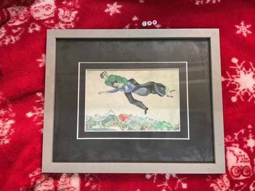 Seltener kunstdruck gerahmt - kunstdruck,
