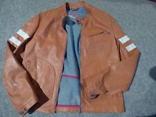 Springfield Lederjacke, braun, Gr. M, viele Details