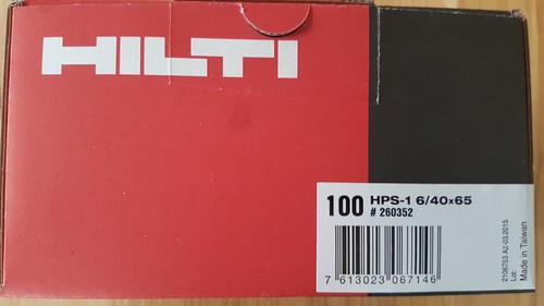 Nageldübel x 65 hilti - nageldübel,
