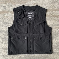 Uniform Bridge Marmot Herren Utility Weste Medium schwarz mehrere Taschen taktisches Feld