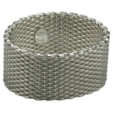 Hochwertig polierter Bandring aus 925er Silber 9mm breit