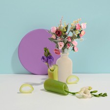 Vase Weiß Rustikal Vintage