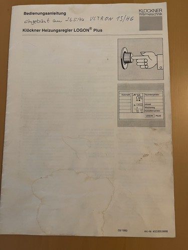 Bedienungsanleitung klöckner - bedienungsanleitung,