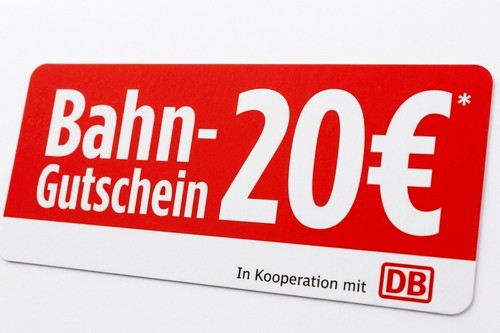 Deutsche bahn gutschein 20 - db,