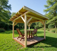 Holzpavillon gartenhaus - holzpavillon,